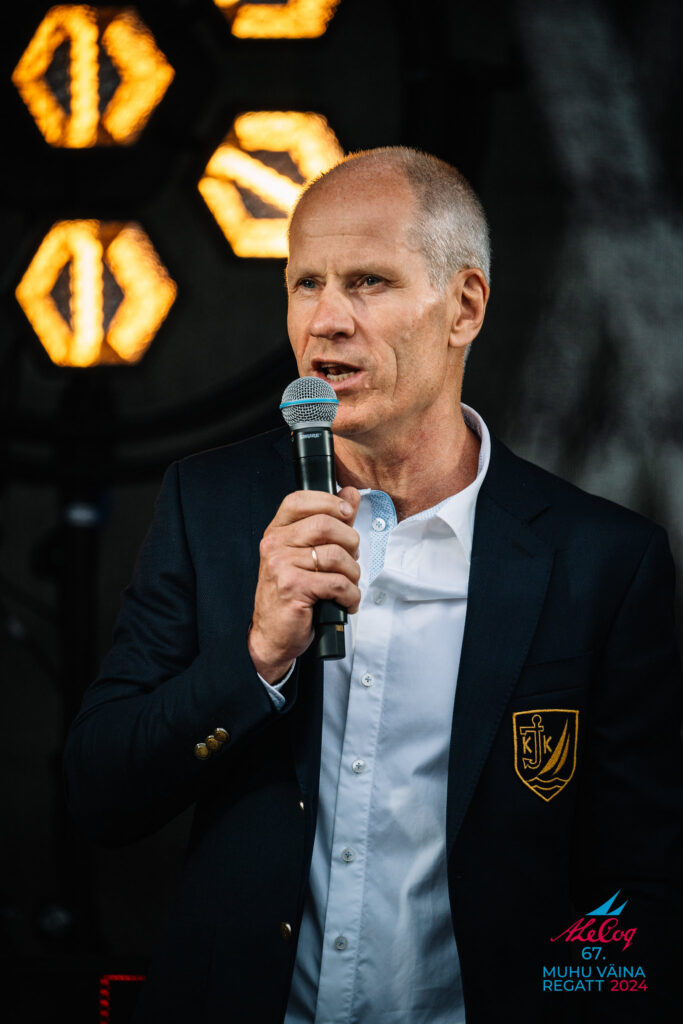 Kalevi Jahtklubi kommodoor Tõnu Tõniste. Foto: Janis Spurdzis