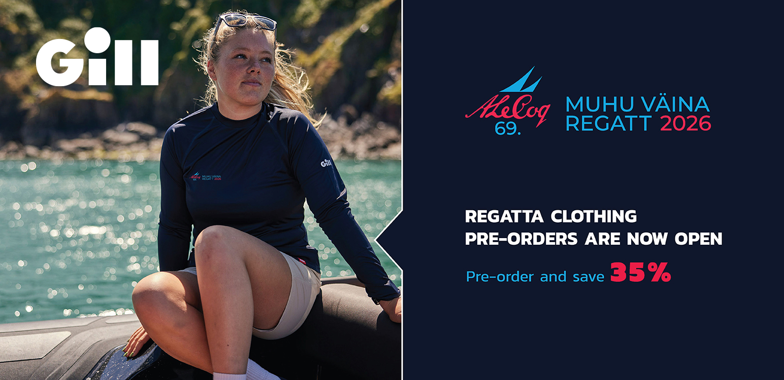 Muhu Väina regati riided eeltellimises