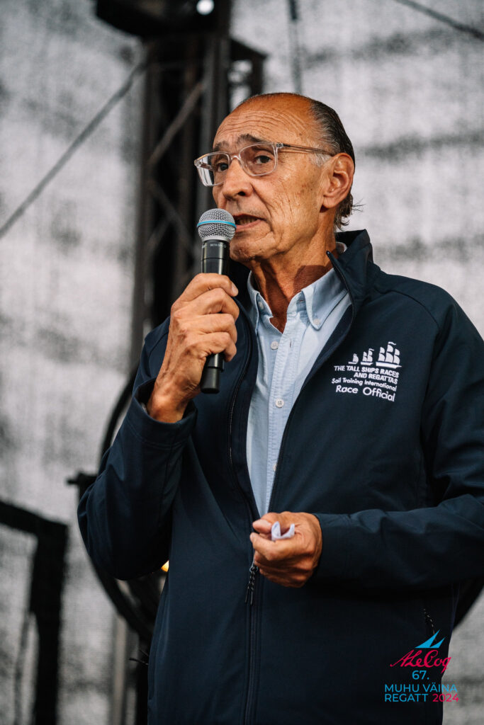 Sail Training International Race Captain Raúl Mimbacas. Foto: Janis Spurdzis